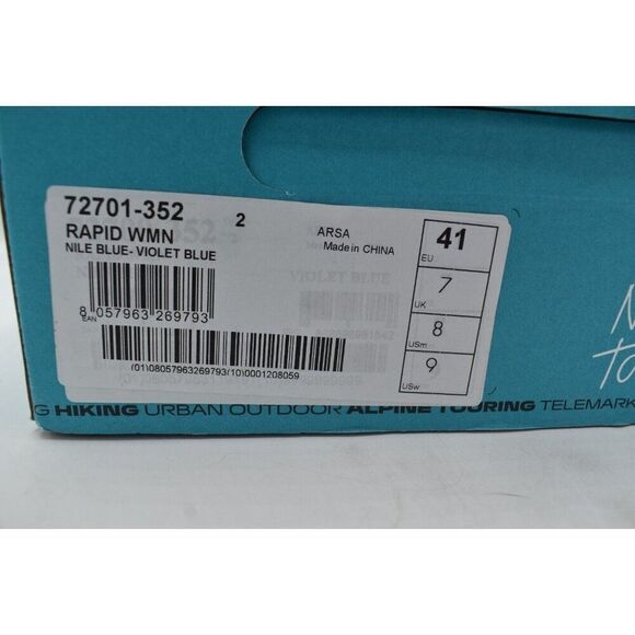 Scarpa Womens EU 41 US 9 Rapid Approach Nile Blue Trail Running Shoes - Picture 13 of 13